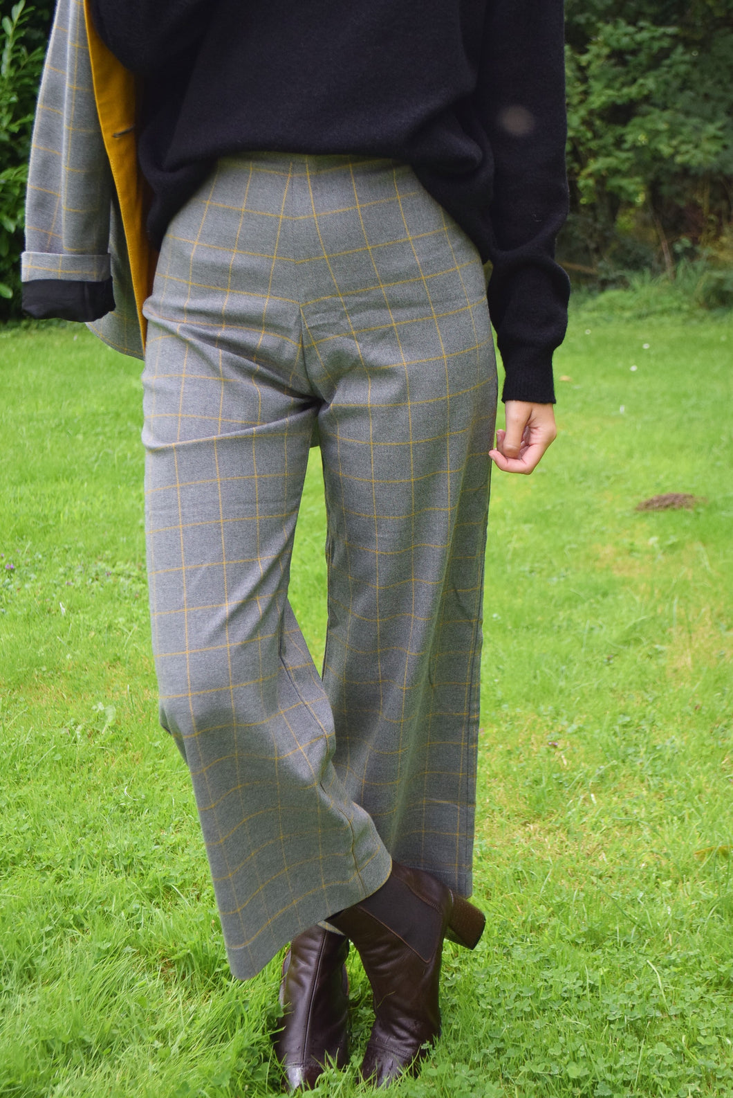 PANTALONES SOL - CUADRO AMARILLO -