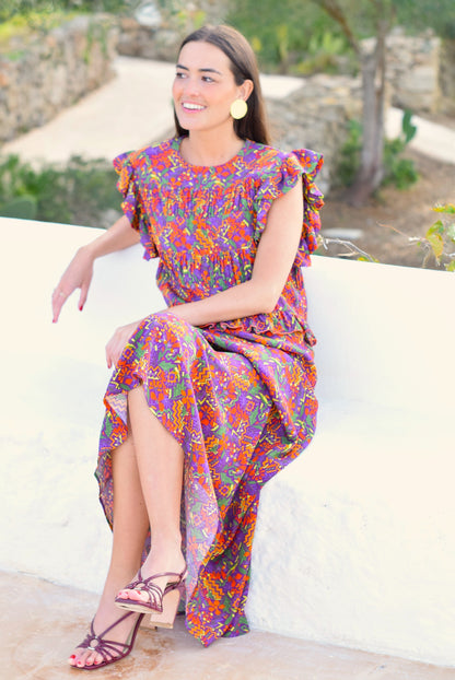 VESTIDO MARCELA - MORADO - PREORDER 22 DE MAYO