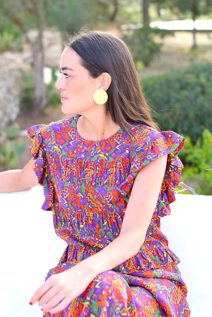 VESTIDO MARCELA - MORADO - PREORDER 22 DE MAYO