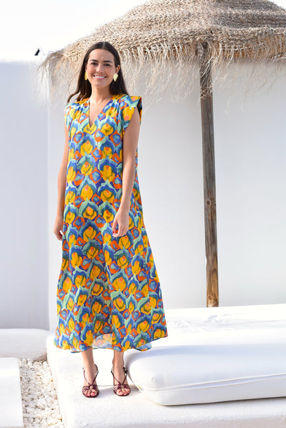 VESTIDO CARLOTA - VERDE - PREORDER 22 DE MAYO