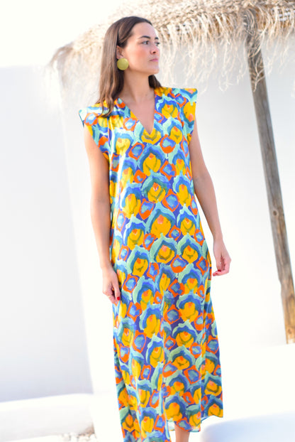 VESTIDO CARLOTA - VERDE - PREORDER 22 DE MAYO