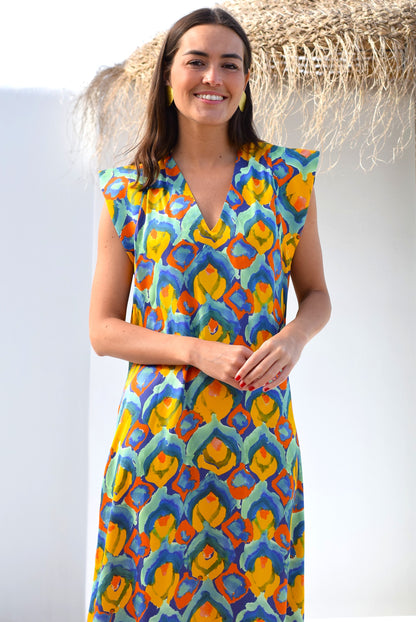 VESTIDO CARLOTA - VERDE - PREORDER 22 DE MAYO