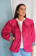 Load image into Gallery viewer, CHAQUETA VALENTINA - ANTE FUCSIA
