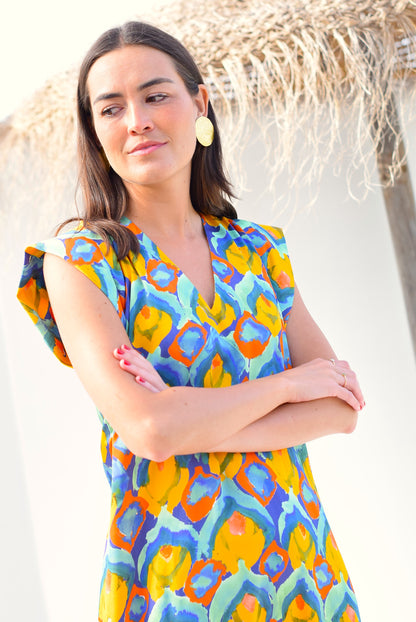VESTIDO CARLOTA - VERDE - PREORDER 22 DE MAYO