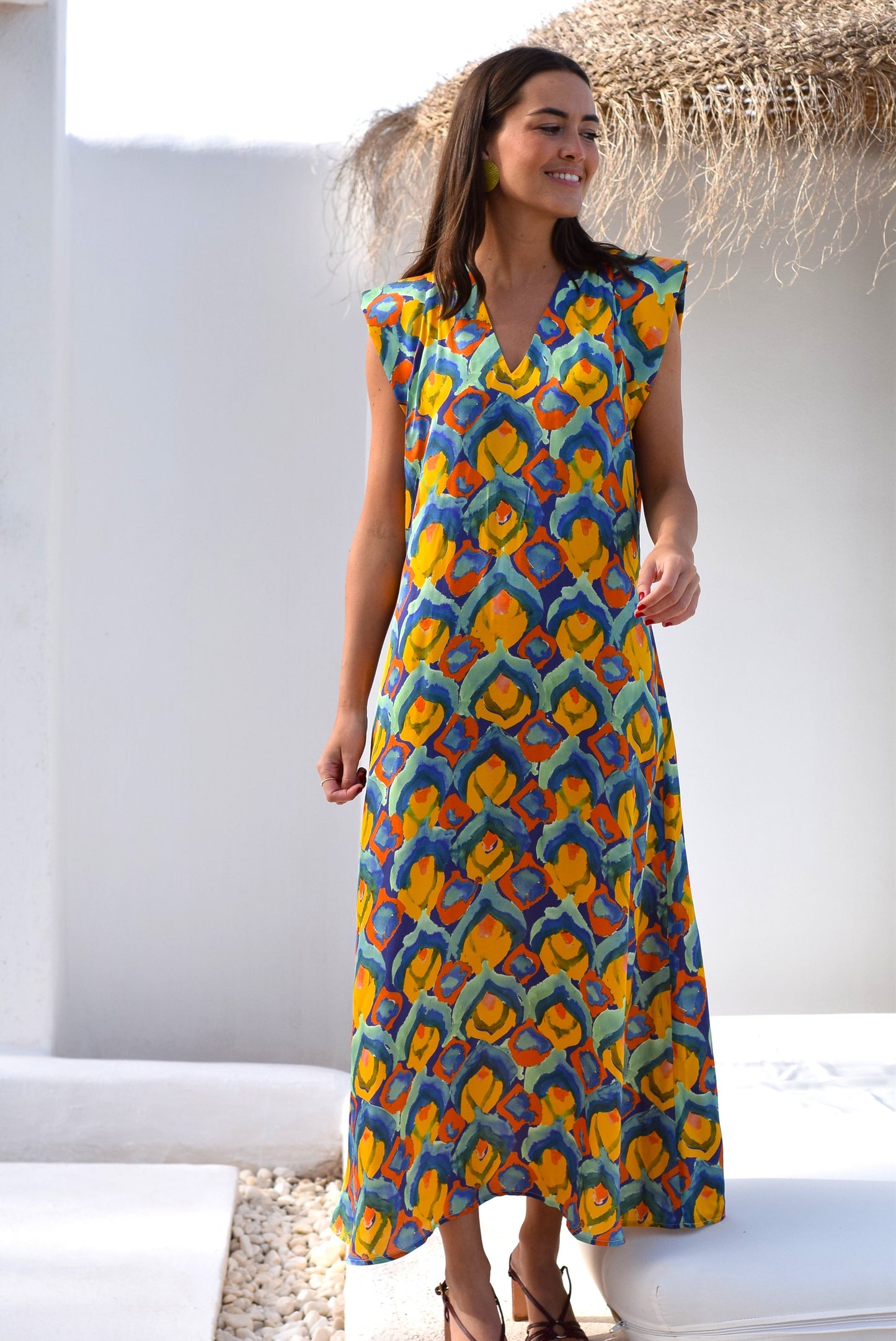 VESTIDO CARLOTA - VERDE - PREORDER 22 DE MAYO