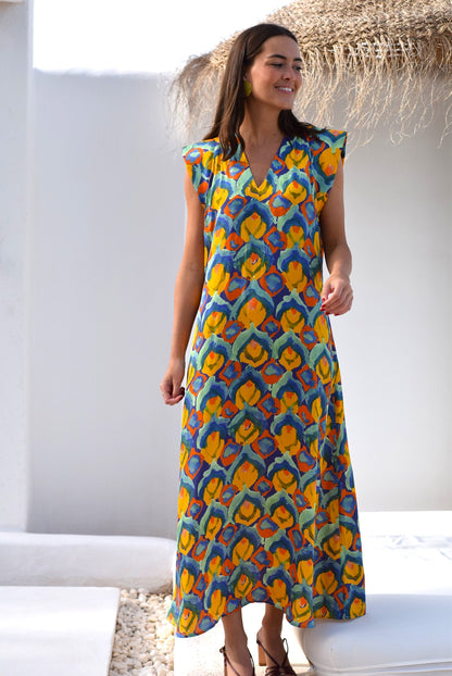 VESTIDO CARLOTA - VERDE - PREORDER 22 DE MAYO