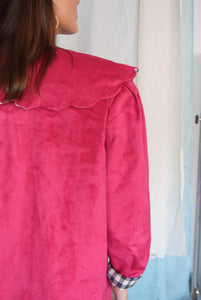 CHAQUETA VALENTINA - ANTE FUCSIA
