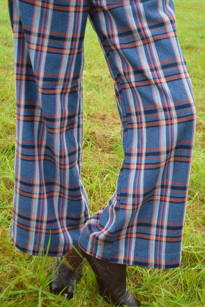 PANTALONES LUCÍA - ESCOCÉS AZUL - PREORDER 17 OCTUBRE