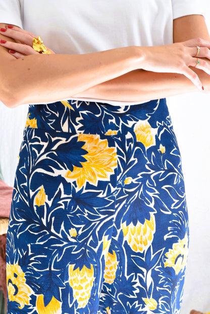 PANTALONES SOL -  AZUL Y AMARILLO