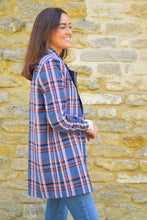 Load image into Gallery viewer, CHAQUETA NONA - ESCOCESA AZUL -
