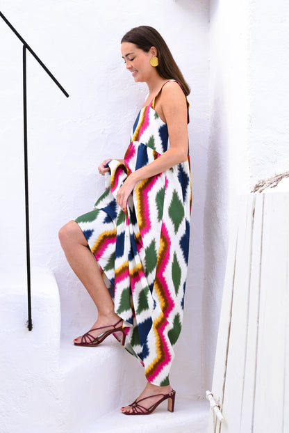 VESTIDO MATILDA - IKAT COLORES - PREORDER 20 JUNIO