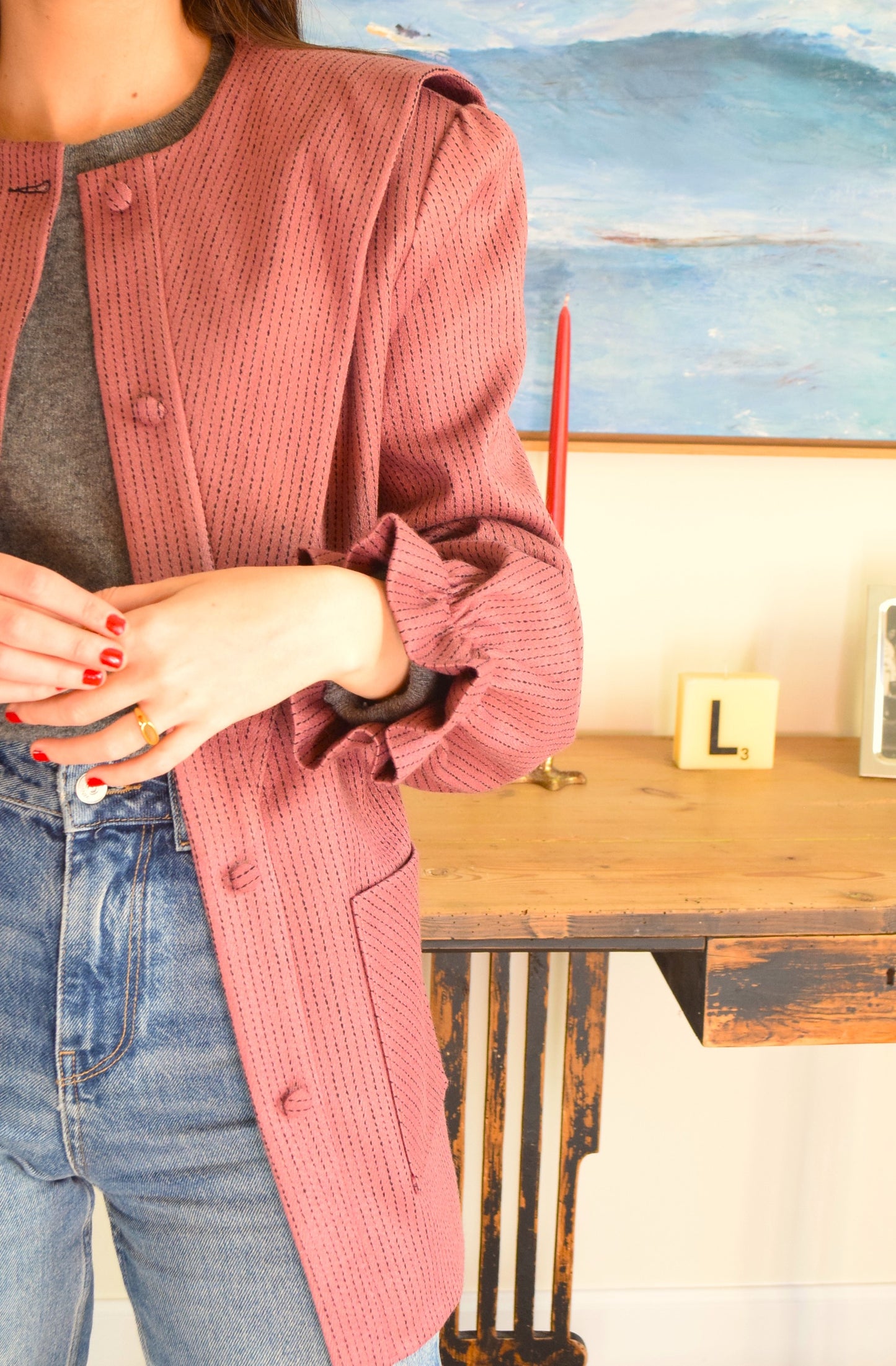 CHAQUETA ISABEL - ROSA - PREORDER 9 DICIEMBRE