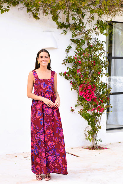 VESTIDO MATILDA - FLOR ROSA