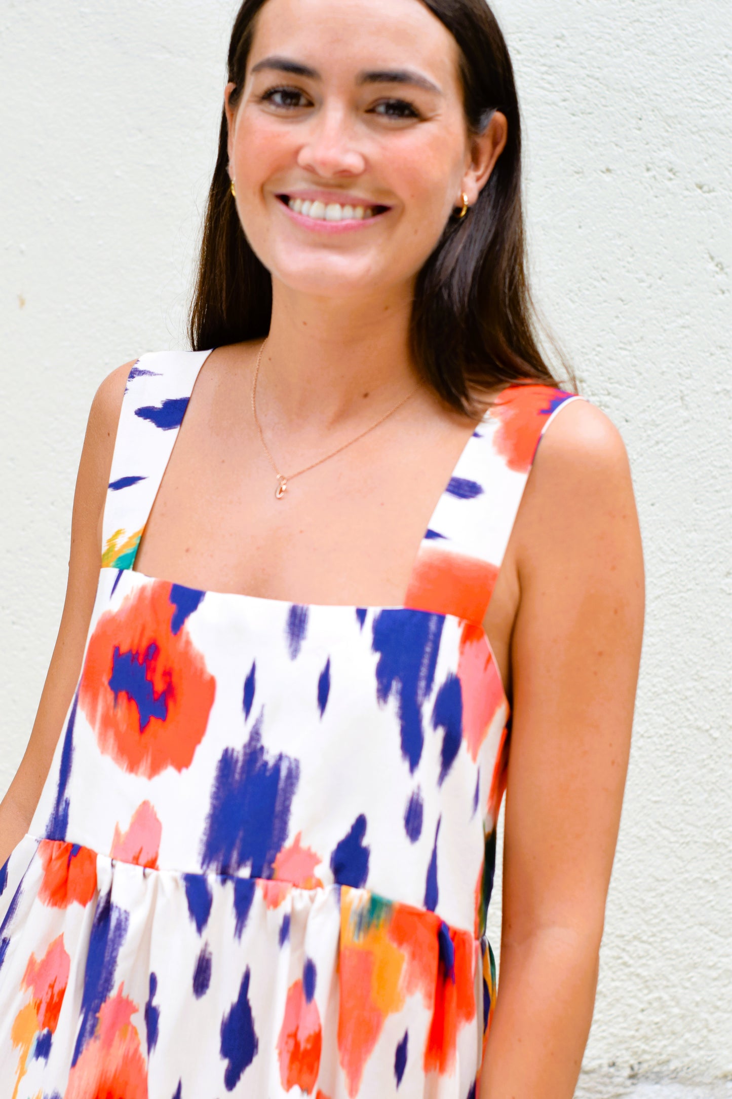 VESTIDO MATILDA - FLOR ROJA