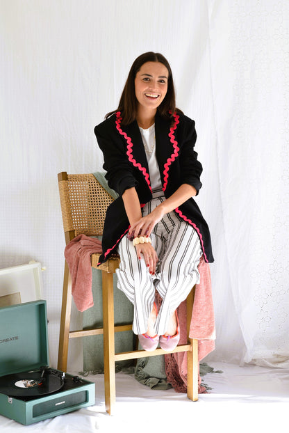 CHAQUETA NICOLETTA - NEGRA