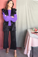 Load image into Gallery viewer, Pantalones terciopelo negro
