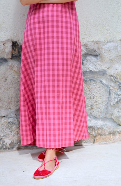 VESTIDO ISABELA - VICHY ROSA