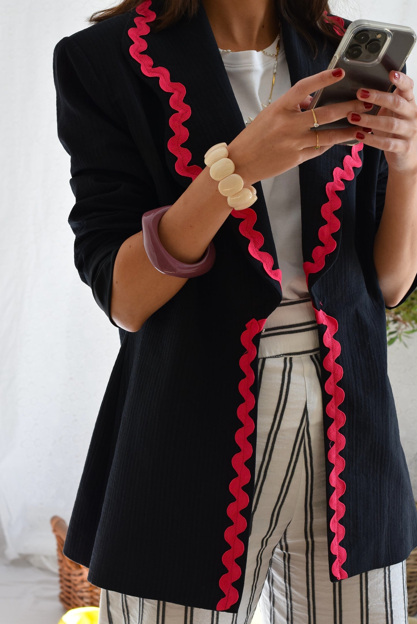 CHAQUETA NICOLETTA - NEGRA