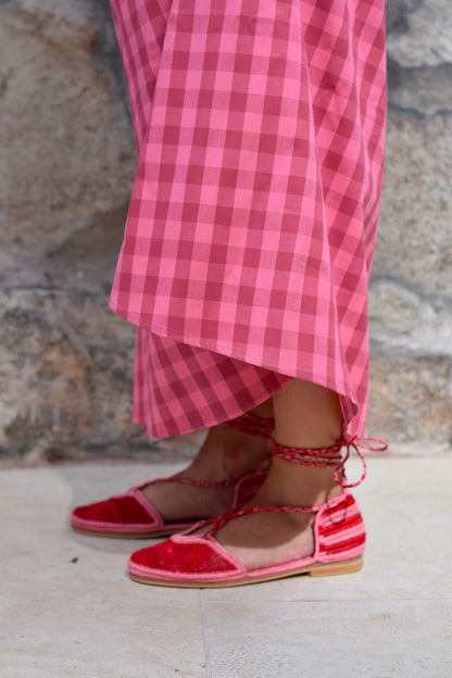 VESTIDO ISABELA - VICHY ROSA