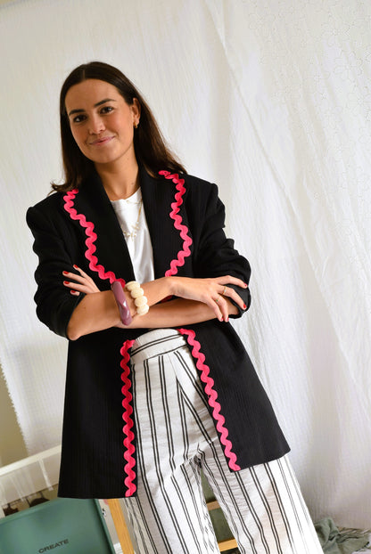 CHAQUETA NICOLETTA - NEGRA