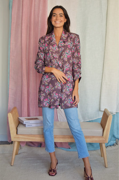 NONA JACKET - GARNET -