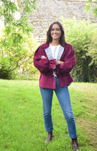 Cargar imagen en el visor de la galería, CHAQUETA SOFÍA - LIBERTY GRANATE - PREORDER 20 DICIEMBRE
