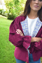 Cargar imagen en el visor de la galería, CHAQUETA SOFÍA - LIBERTY GRANATE - PREORDER 20 DICIEMBRE
