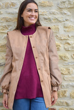 Load image into Gallery viewer, CHAQUETA ISABEL - ANTE AVELLANA
