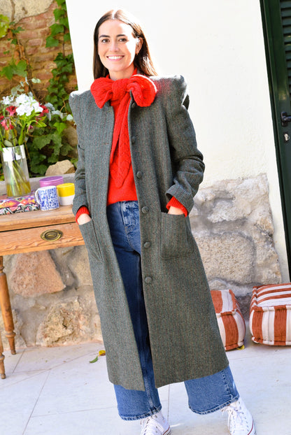 ABRIGO FILIPA - ESPIGA VERDE-