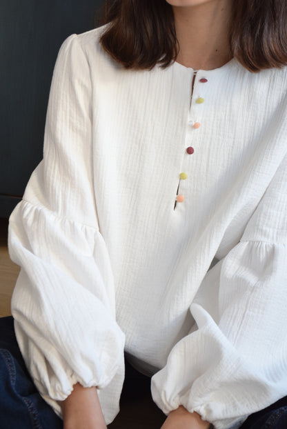 BLUSA GENOVEVA - BLANCA -