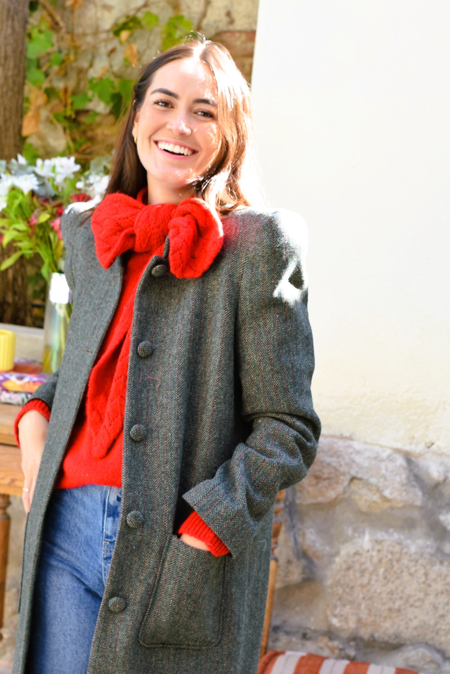 ABRIGO FILIPA - ESPIGA VERDE-