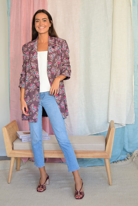 CHAQUETA NONA - GRANATE - PREORDER 9 DICIEMBRE