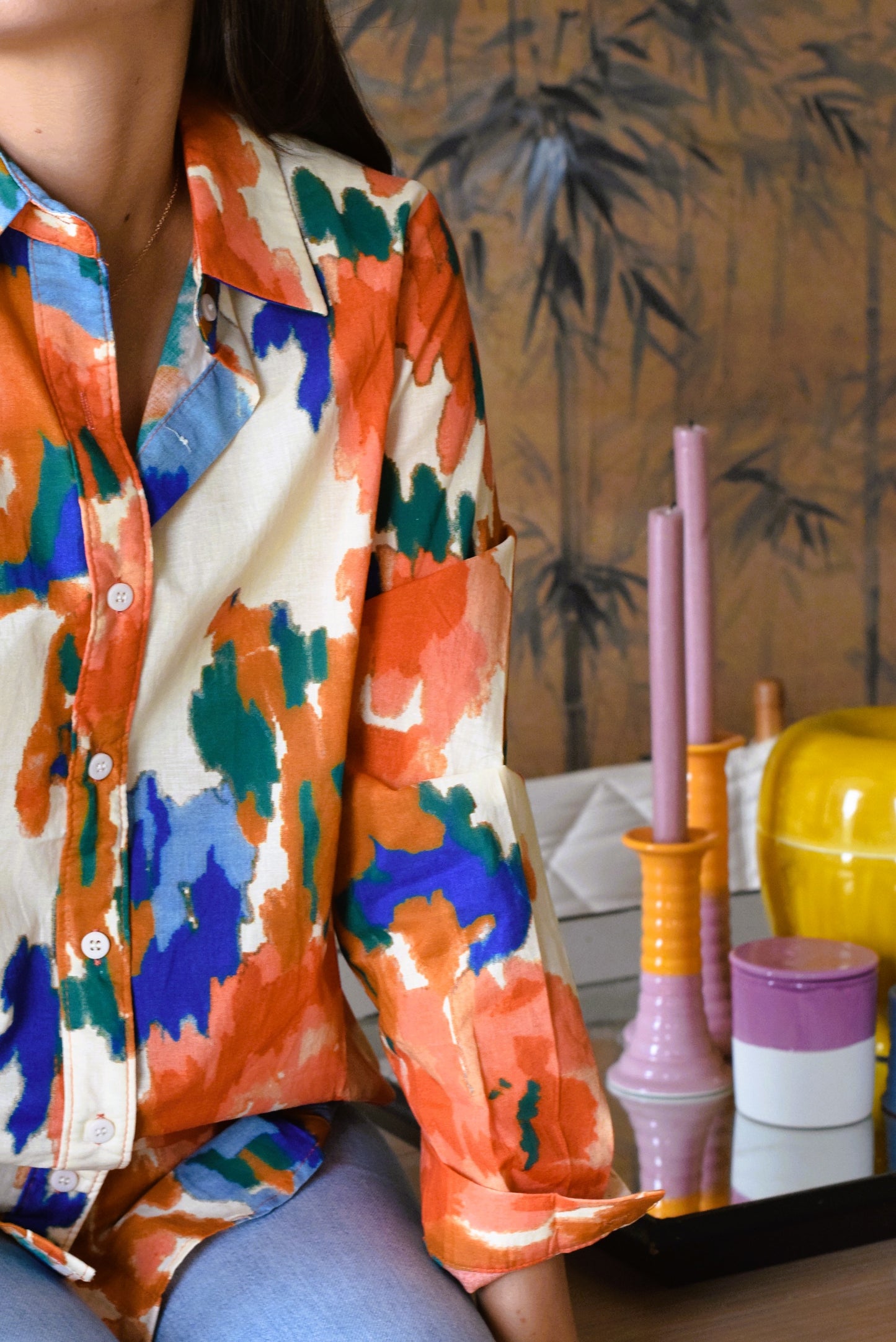 CAMISA NAPOLES - FLOR GRANDE