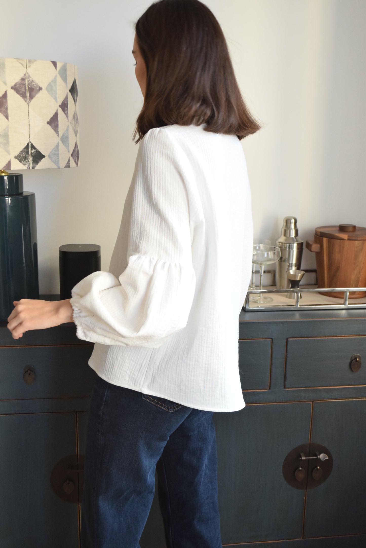 BLUSA GENOVEVA - BLANCA -