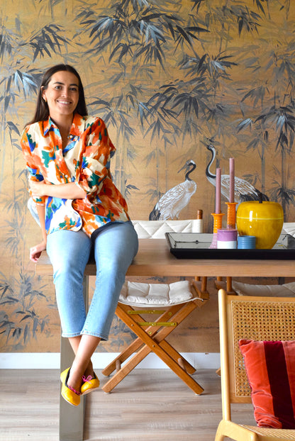 CAMISA NAPOLES - FLOR GRANDE