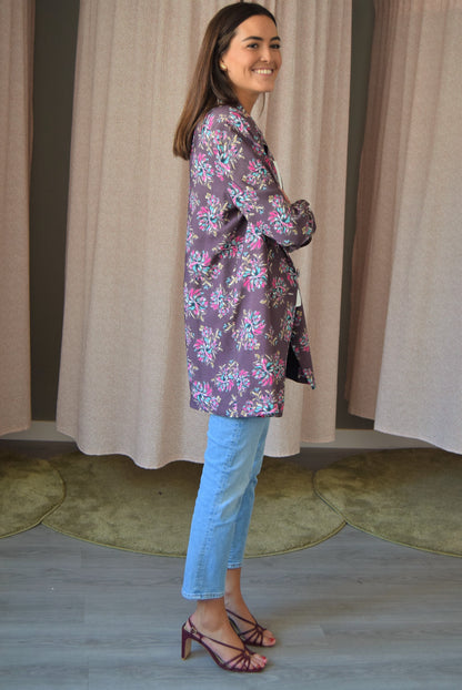 NONA JACKET - GARNET -