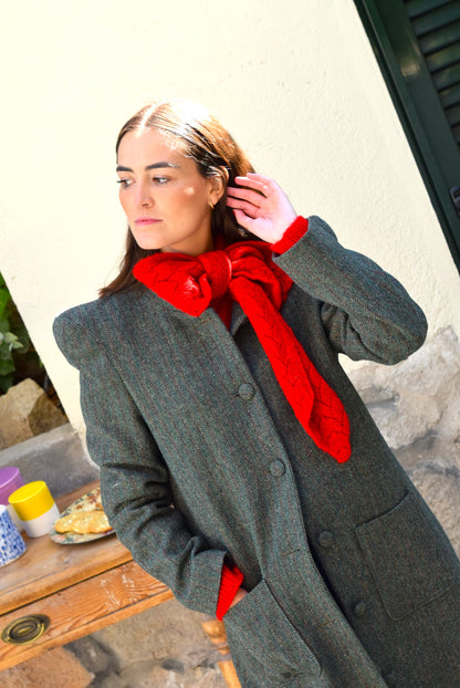 ABRIGO FILIPA - ESPIGA VERDE-