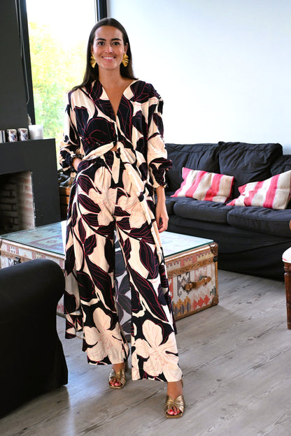 PANTALONES LUCÍA - FLOR MARINO