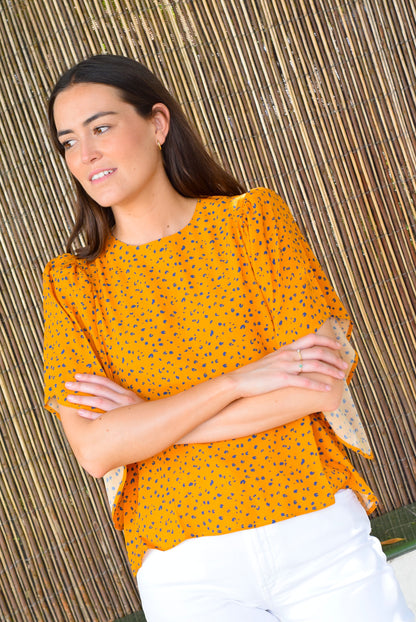 BLUSA FILIPA - ANIMAL PRINT -