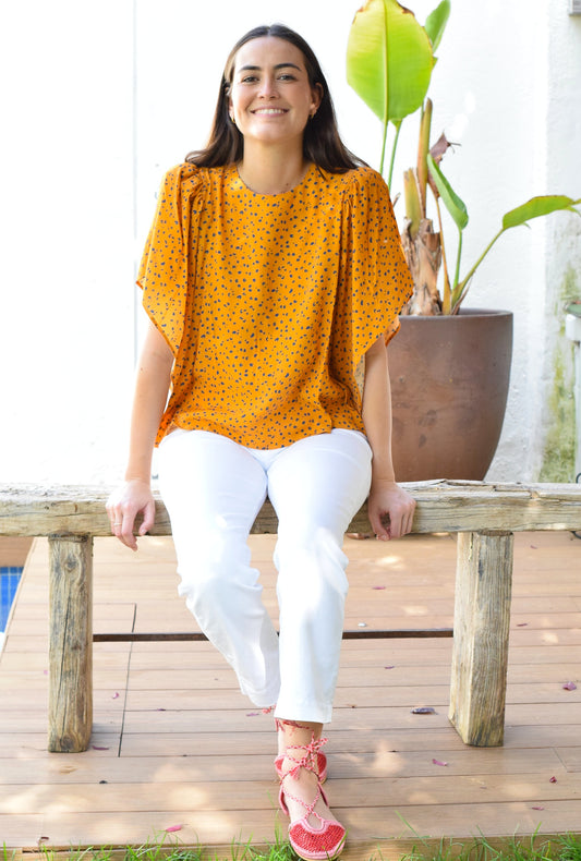 BLUSA FILIPA - ANIMAL PRINT -