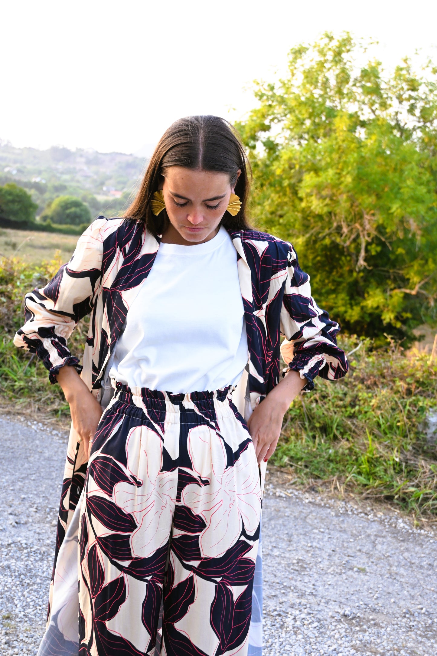 PANTALONES LUCÍA - FLOR MARINO