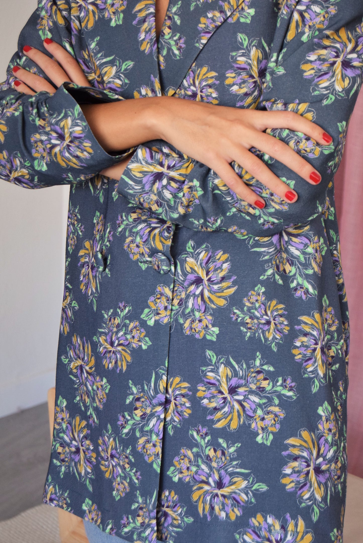 CHAQUETA NONA - GRIS -