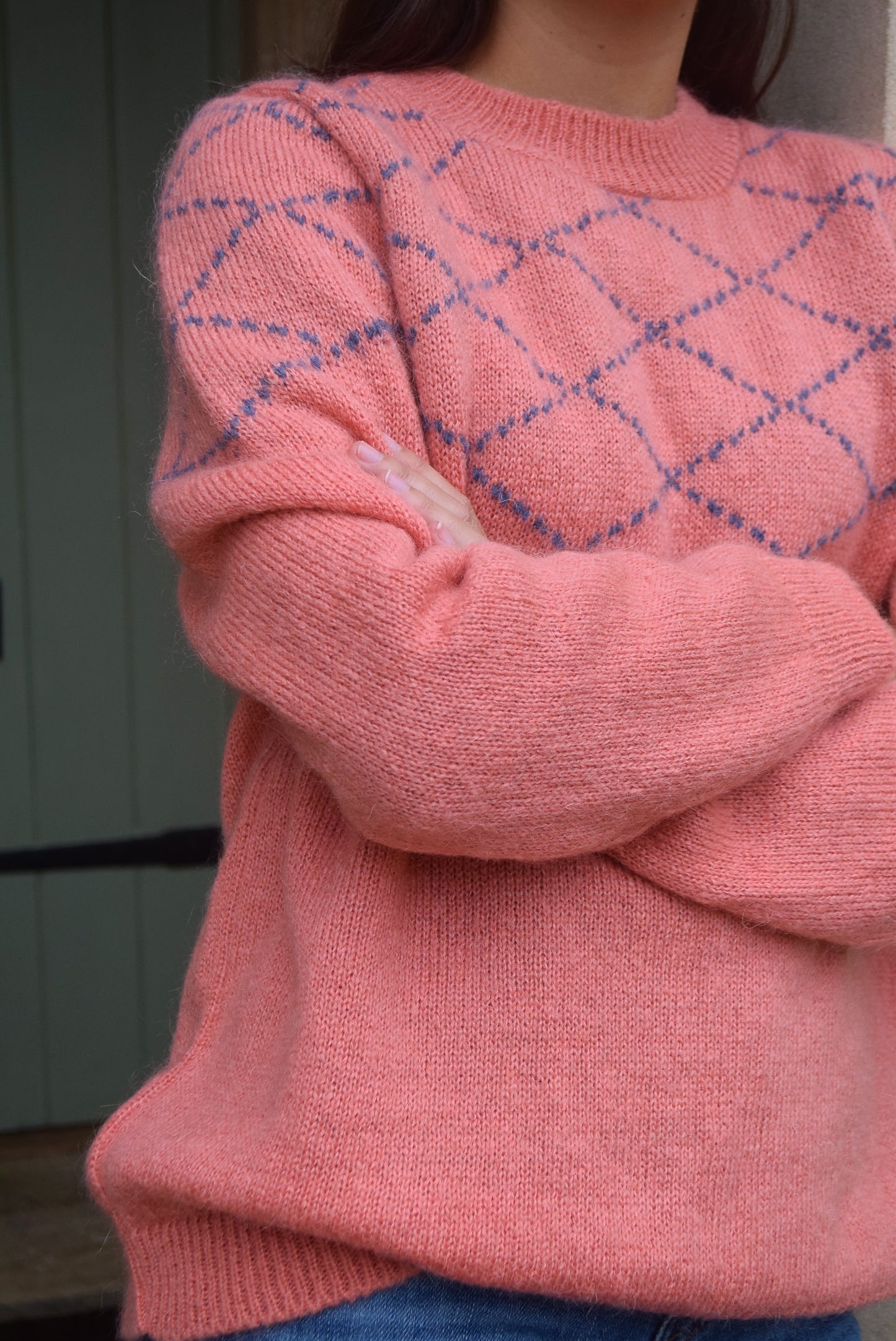 JERSEY VEGA - ROSA CON AZUL -