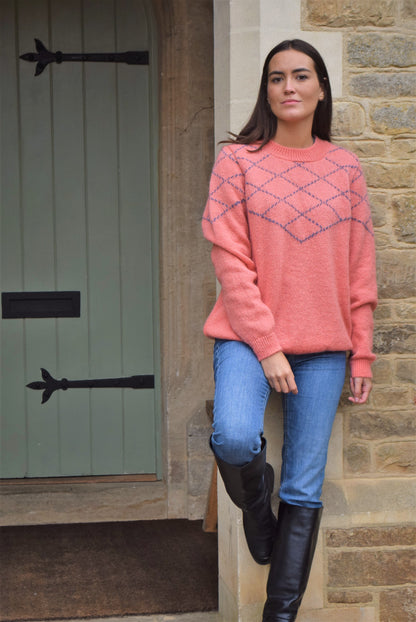 JERSEY VEGA - ROSA CON AZUL -