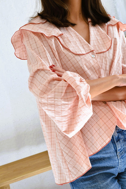 CAMISA MÁXIMA - CUADRO ROSA -