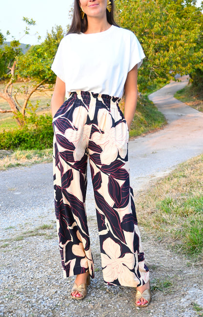 PANTALONES LUCÍA - FLOR MARINO
