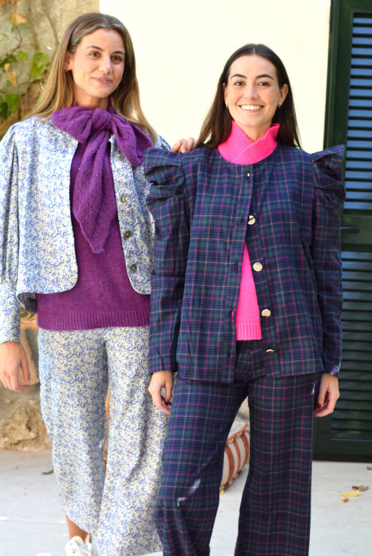 SOBRECAMISA BEGOÑA - TARTAN VERDE - PREORDER 10 NOVIEMBRE