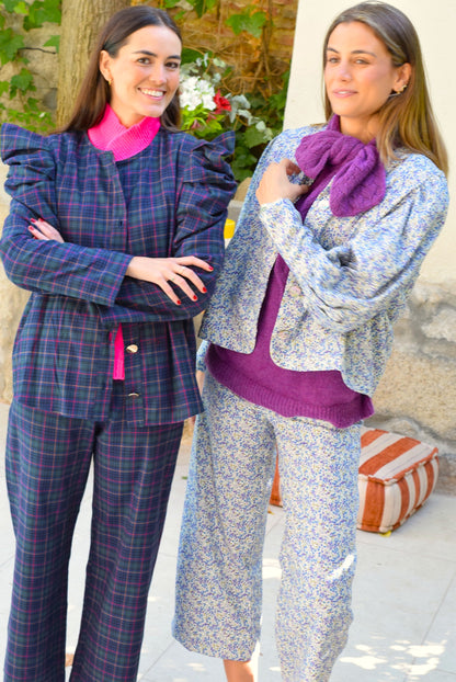 PANTALONES SOL - TARTAN VERDE - PREORDER 10 NOVIEMBRE