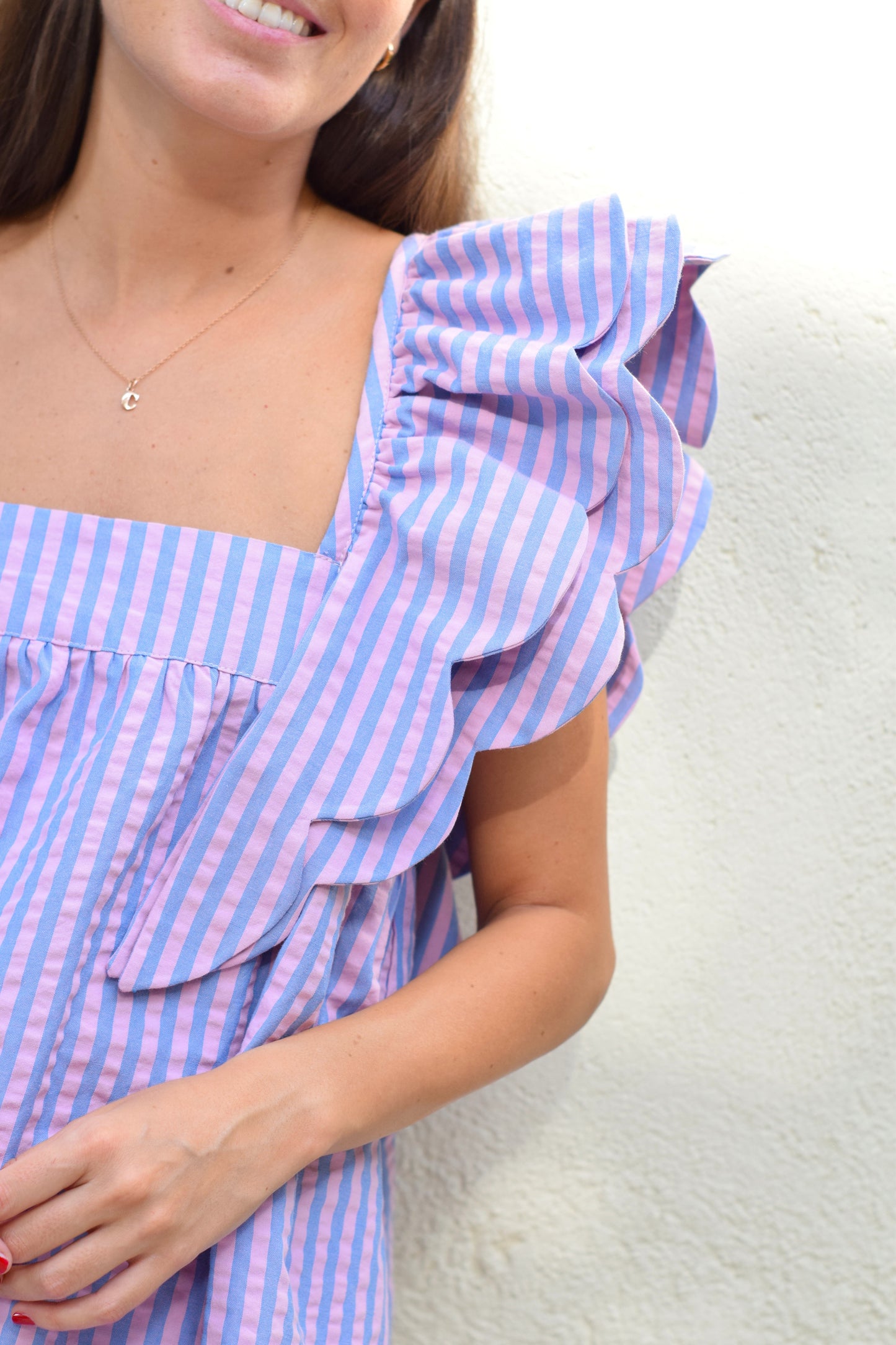 BLUSA INÉS - RAYAS - PREORDER 10 JULIO