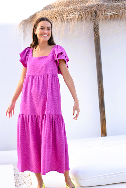VESTIDO EMILIA - BUGANVILLA - PREORDER 20 JUNIO
